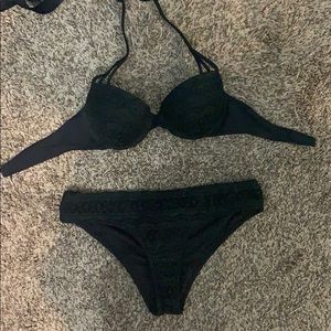 Hollister black bikini swimsuit
